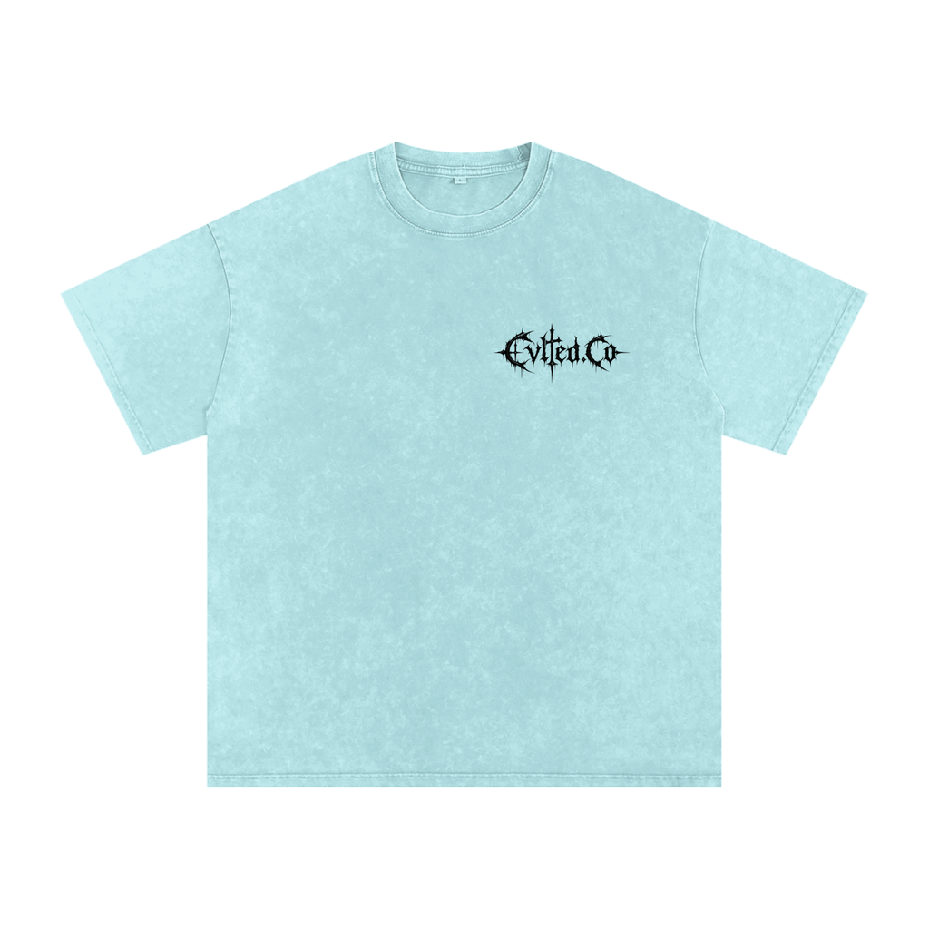 Cvlted Step Up Snow Washed Oversized Cotton T-Shirt