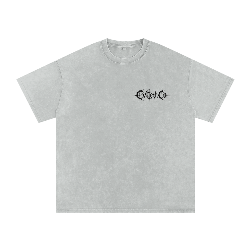 Cvlted Step Up Snow Washed Oversized Cotton T-Shirt
