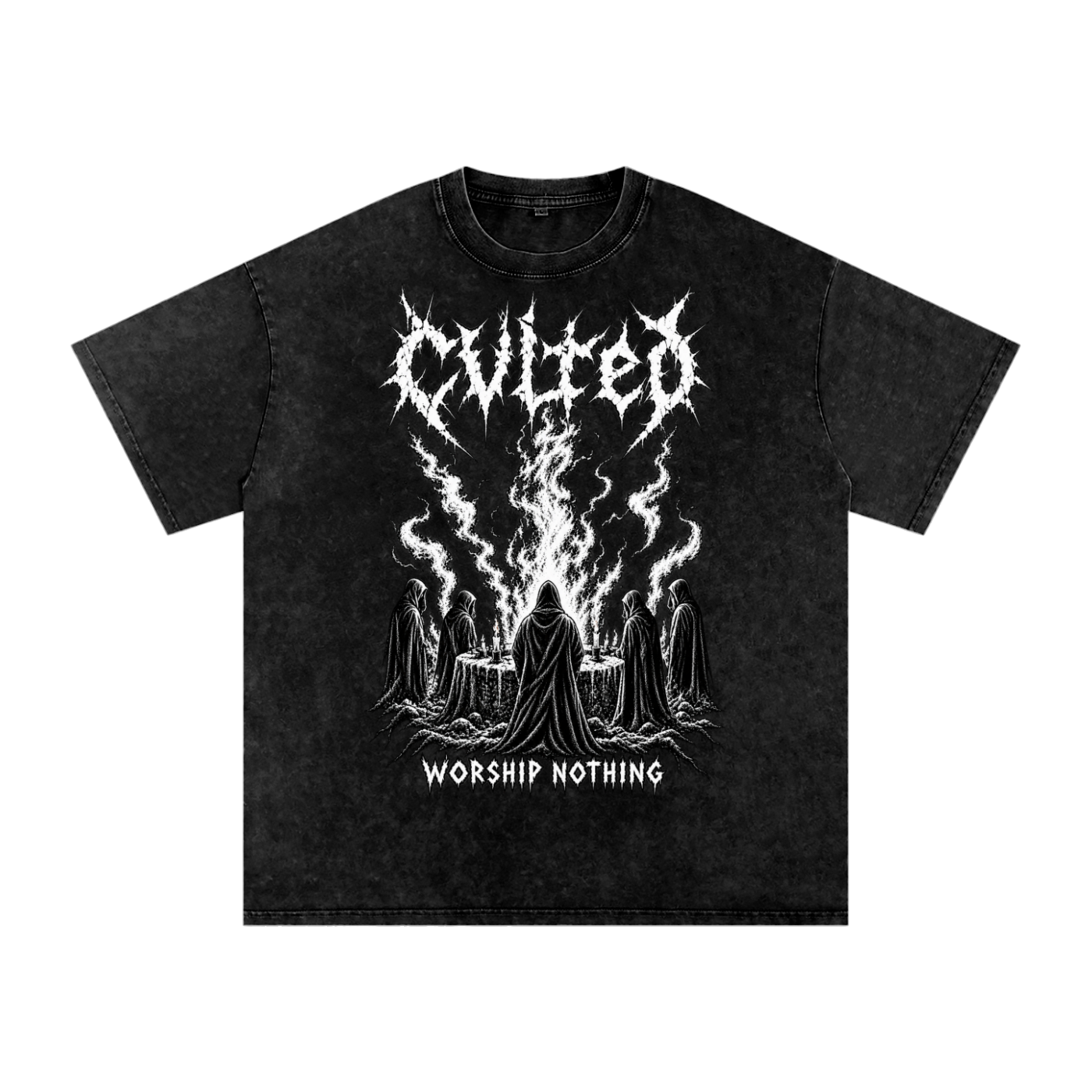 Worship Nothing Snow Washed Street Tee